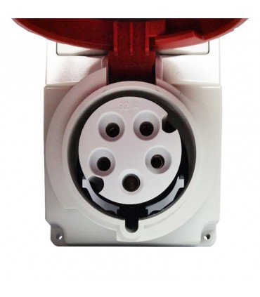 Schneider Vertikale verriegelte Steckdose 3X32A+NT 400V IP65 82197