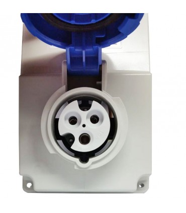 Schneider verriegelte Steckdose mit IP65 Gehäuse 2PT 16A 220V 83081