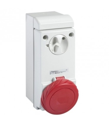 Schneider verriegelte Steckdose mit IP65 Gehäuse 3PNT 16A 380V 83086