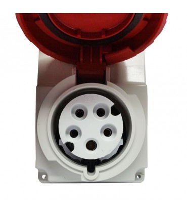 Schneider verriegelte Steckdose mit IP65 Gehäuse 3PNT 32A 380V 83097