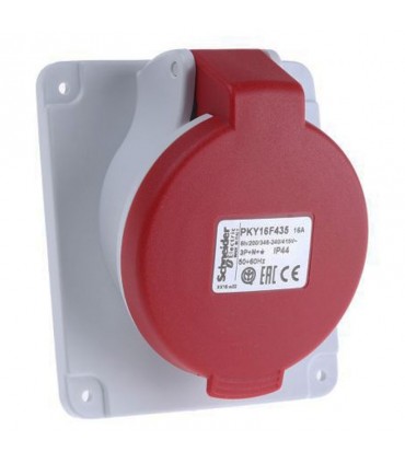 Schneider Industrie-Unterputzdose 3X16A+NT 400V rot PKY16F435