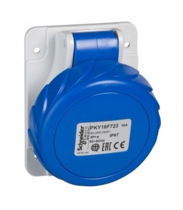 Schneider CEE-Unterputzdose 10° 2X16A+T PKY16F723