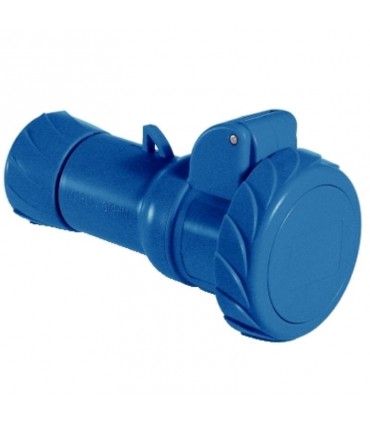 Schneider mobile Industriesteckdose 2X16A+E 230V IP67 blau PKY16M723