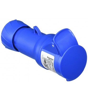 Schneider mobile Industriesteckdose 2X32A+T 230V IP44 blau PKY32M423