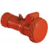Schneider mobile Industriesteckdose 3X32A+NT 400V IP67 rot PKY32M735
