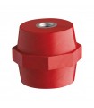 Vemer Gewinde-Isolator aus Messing H35 M6 Farbe Rot SA524600