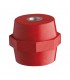 Vemer Gewinde-Isolator aus Messing H45 M8 Farbe Rot SA537800