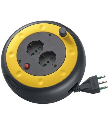 Vimar Leitungsroller 16A mit 2 universellen Steckdosen Länge 5mt  0P32710