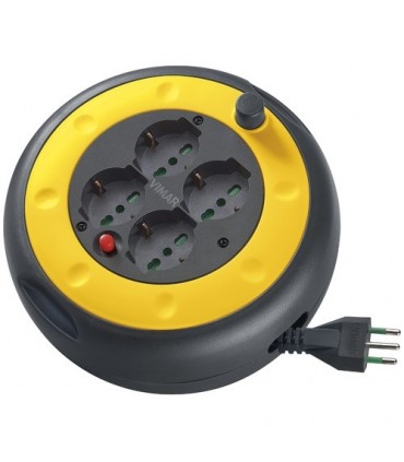 Vimar Leitungsroller 16A mit 4 universellen Steckdosen Länge 5mt  0P32711