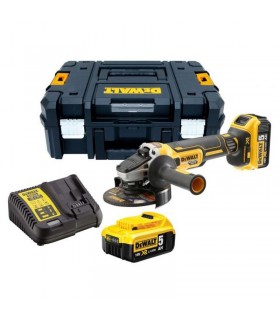 More about DeWALT 18 Volt / 5,0 AH Akku-Winkelschleifer 125mm DCG405P2-QW