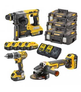 More about KIT DeWALT Bohrschrauber Schleifer 18V XR 5.0Ah DCK353P4T-IT