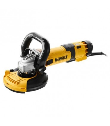 DeWALT 125mm Winkelschleifer mit Diamanttopf und Kappe DWE4257KTQS