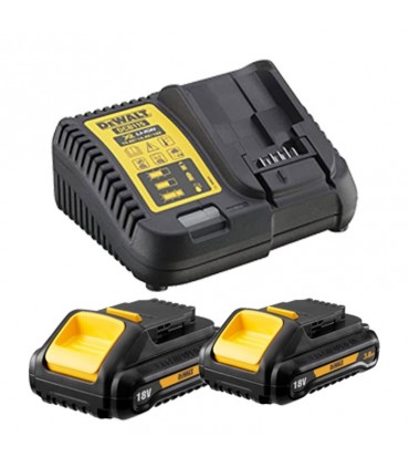 Dewalt Bohrschrauber- und Schlagbohrer-Kit mit 2 3AH-Akkus