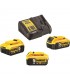 Dewalt Bohrschrauber- und Schlagbohrer-Set mit 3 3AH-Akkus