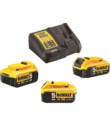 Dewalt Bohrschrauber- und Schlagbohrer-Set mit 3 3AH-Akkus