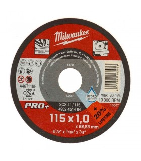 Dünne Trennscheibe für Milwakee-Schleifmaschinen 115mm 4932451484