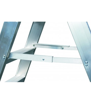 Klapphocker Berufs-Frigerio in aluminium mit zwei bergen 6033/04