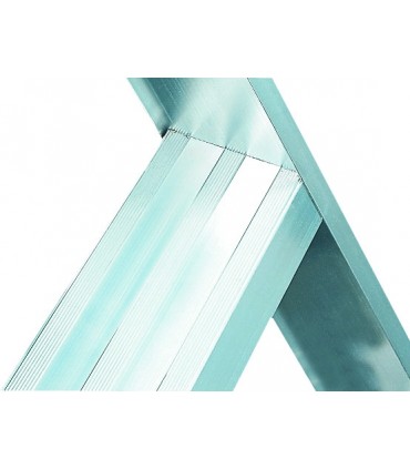 Klapphocker Berufs-Frigerio in aluminium mit zwei bergen 6033/04