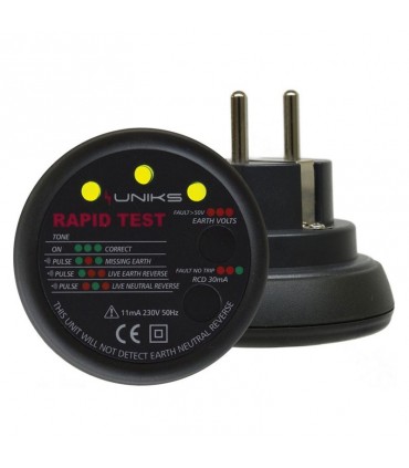 Uniks RAPIDTEST Steckdosen Tester