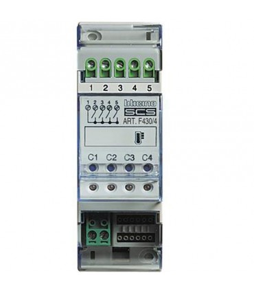 BTICINO MY HOME SCS - Temperaturregler mit 4 Relais F430/4