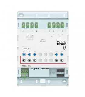 More about Bticino Aktor mit 3 unabhängigen Relais und 2 0-10 Volt Ausgängen F430R3V10