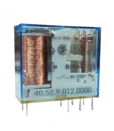 Mini-Relais Finder 2 Wechsler 8A Spule 12VDC kontinuierlich 405290120000