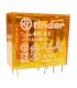 Mini-Relais Finder 1 Wechsler 16A Spule 12VAC alternierend 406180120000
