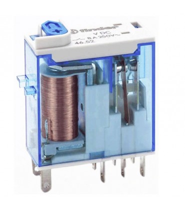 Industrielles Mini-Relais Finderspule 24V DC 8A 465290240040