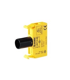 Lampenträger LOVATO ohne basis-serie 8LM 22mm gelb 8LM2TEL400