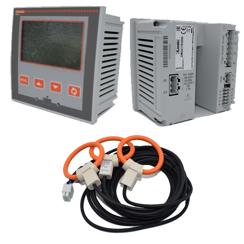 Digitalmultimeter Lovato mit RS485anschluss und 3spulen ROGOWSKI