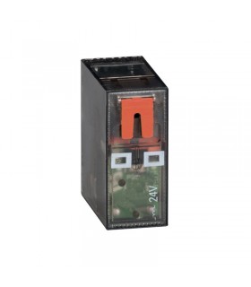 Mini Relais Lovato 8A 2 trades 24VAC + LED HR502CA024