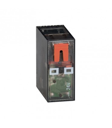 Mini Relais Lovato 8A 2 trades 24VAC + LED HR502CA024