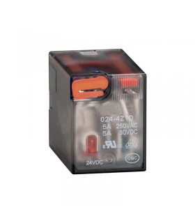 Relais industrielle Lovato 5A 4 handel 24VDC + LED HR604CD024