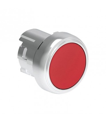 Lovato Platin 22 mm Impulsknopf rasiert rot LPSB104