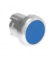 Lovato Platin 22 mm Impulsknopf rasiert blau LPSB106