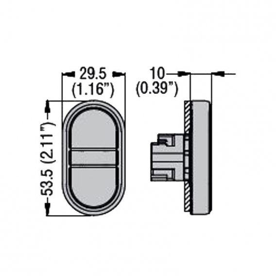 Lovato lichter Doppeldrucktaster Druckbetätigung I-0 grün/rot LPSBL7123