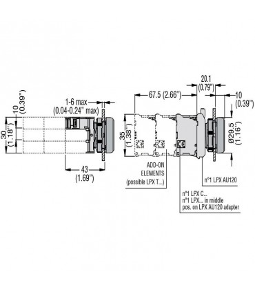 Lovato Platinum LED-Fassung White 185/265V Schraubverschluss LPXLPM8
