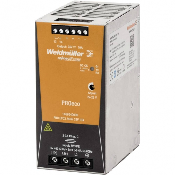 Netzteil Weidmuller-switching PRO ECO 240W 24V 1469540000