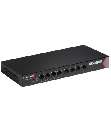 8-Port Gigabit Web Managed Switch für Langstrecken mit 4 PoE+-Ports