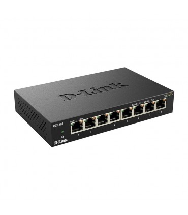 D-Link 8-Port 10/100/1K METALBOX DGS-108 Switch