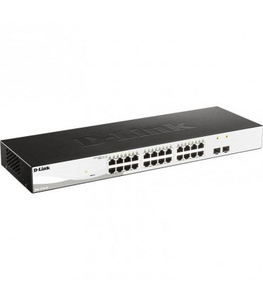 D-Link 24GBE Switch-Schnittstellen 24 x 10/100/1000BASE-TX + 2 x SFP DGS-1210-26