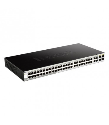 Switch D-link 52-RJ45-ports Gigabit mit 4 Combo-SFP-DGS-1210-52