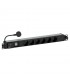 Symbolleiste power-Bticino-PDU 19 mit 6 steckdosen und schalter C915306CPL
