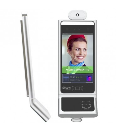 Grüner Pass-Detektor und Thermoscanner CDVI FTC1000W-GP