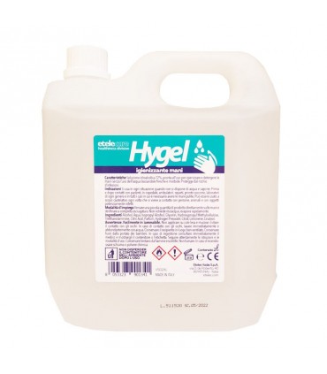 Desinfektionsmittel für die hände ohne wasser Etelec HYGEL 2 Liter Covid-19 VS02XL