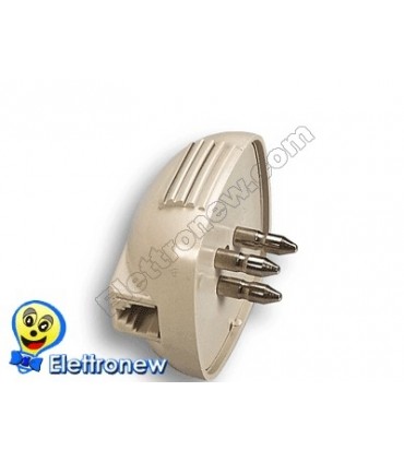 TELEFON-STECKER DREIPOLIG PLUG 6/4 22070