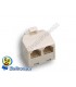 TELEFON-ADAPTER 1 STECKER PLUG 2 STECKER PLUG 22350