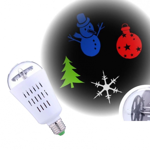 Projektorlampe für weihnachtliche Bewegtbilder 86016927