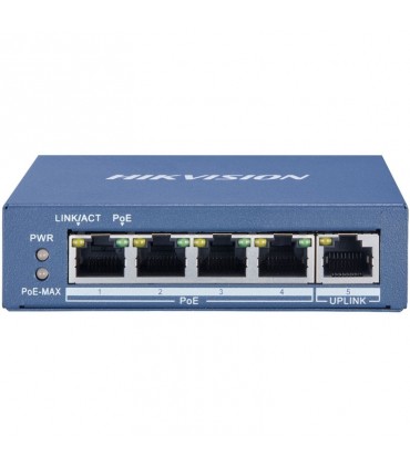 Hikvision POE Umschalter 4 Ports + 1UPLINK Gigabit 301801375