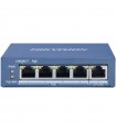 Hikvision POE Umschalter 4 Ports + 1UPLINK Gigabit 301801375